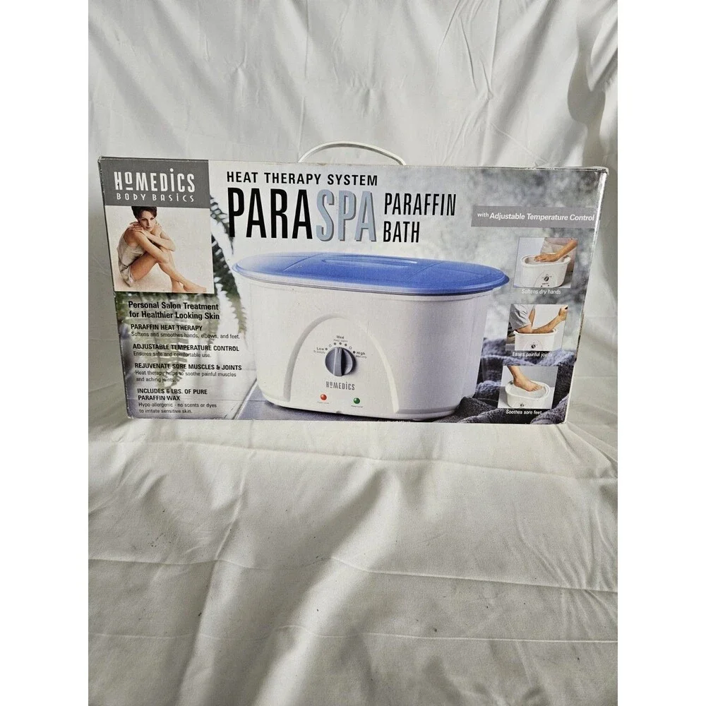 Brand New Homedics PAR-200 ParaSpa Select Heat Wax Bath | Moisturizing Therapy